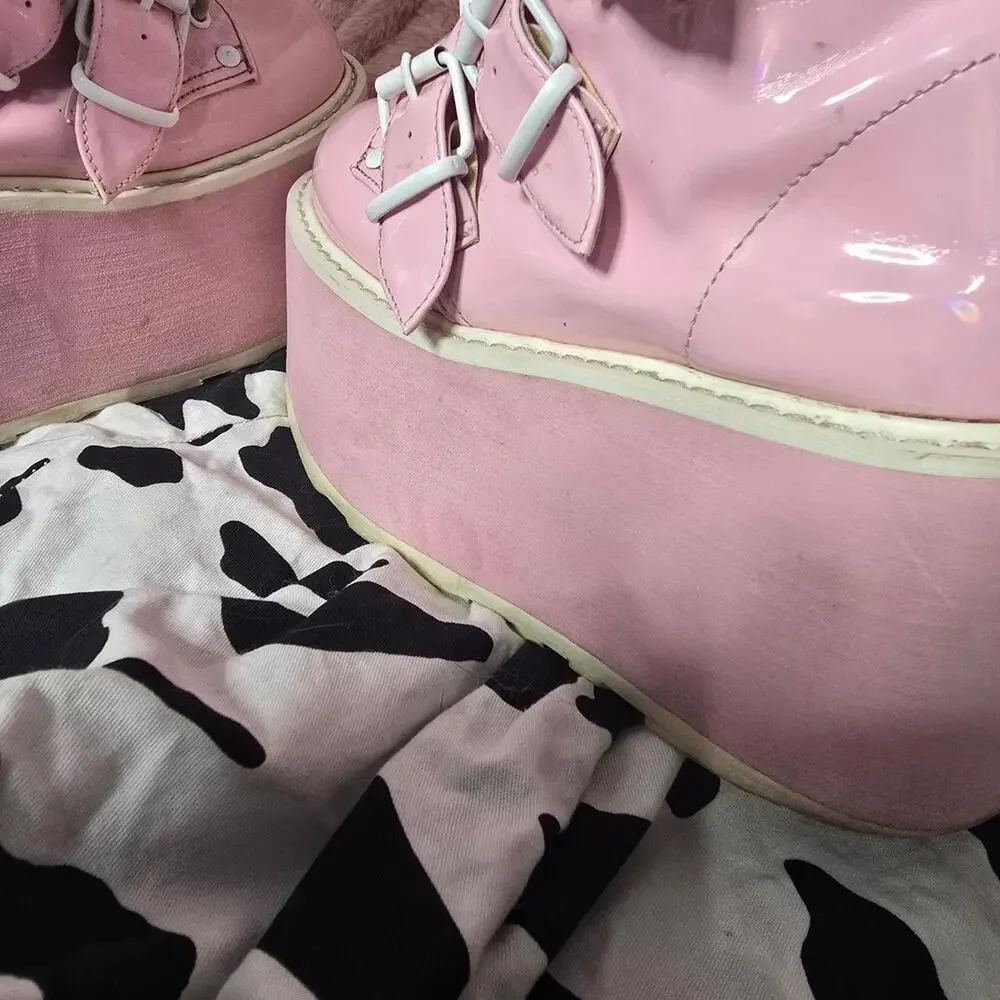Discontinued demonia cult pink holographic